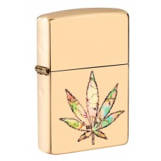 Zippo 49240 Pot Leaf Fusion Design